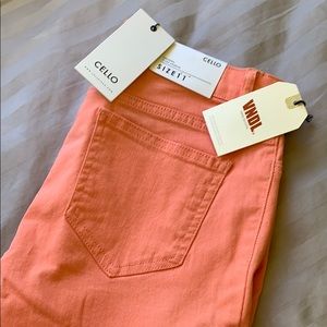 NWT Cello Coral-Tangerine lightweight pants!